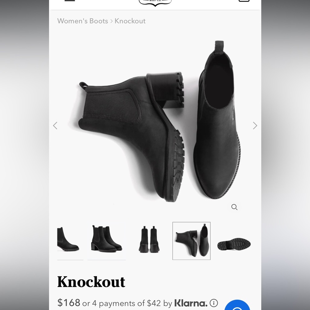 Thursday “Knockout” Boots size 6